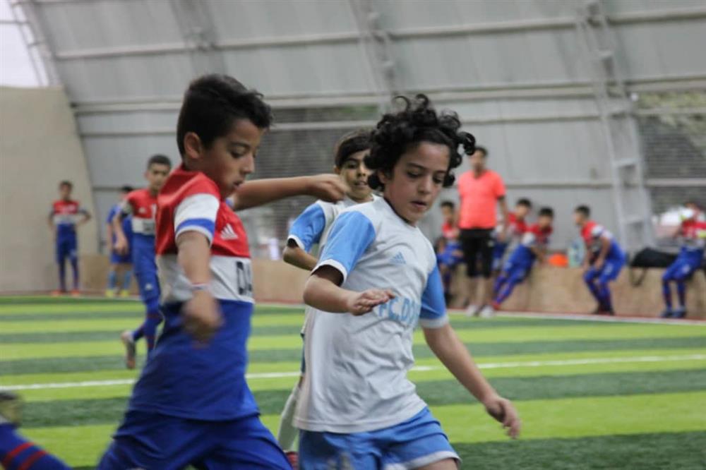 بازی دوستانه بین مدرسه فوتبال درفک البرز و داماش البرز